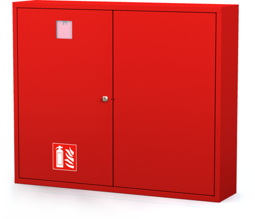 Interior cabinets for fire extinguishers 830 x 1000 x 220